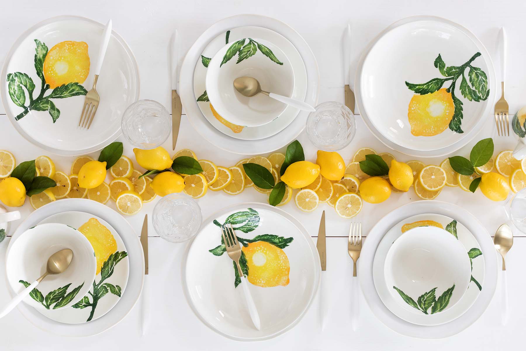 Vietri Limoni Dinnerware