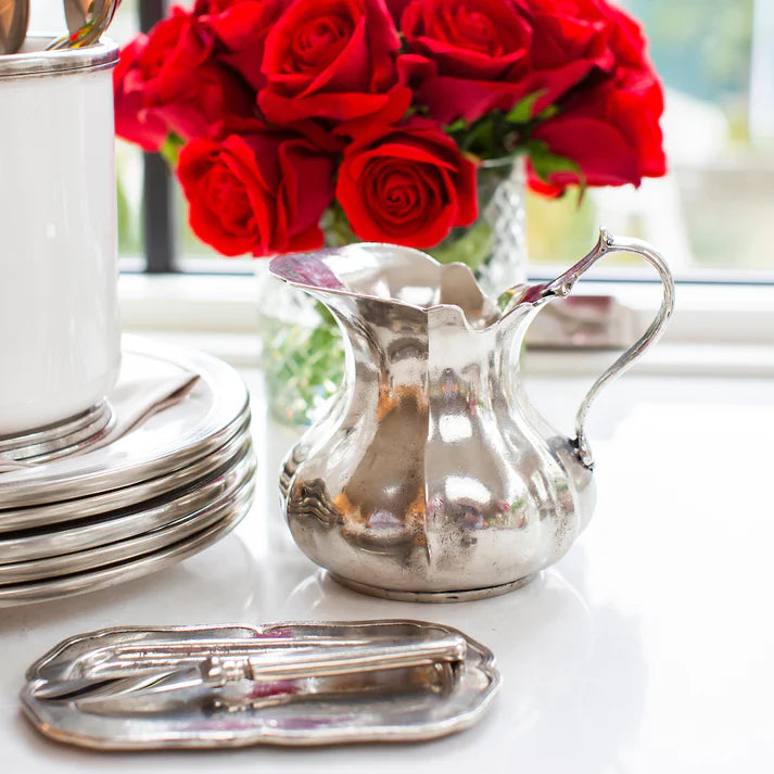 Vintage Small Scalloped Pitcher