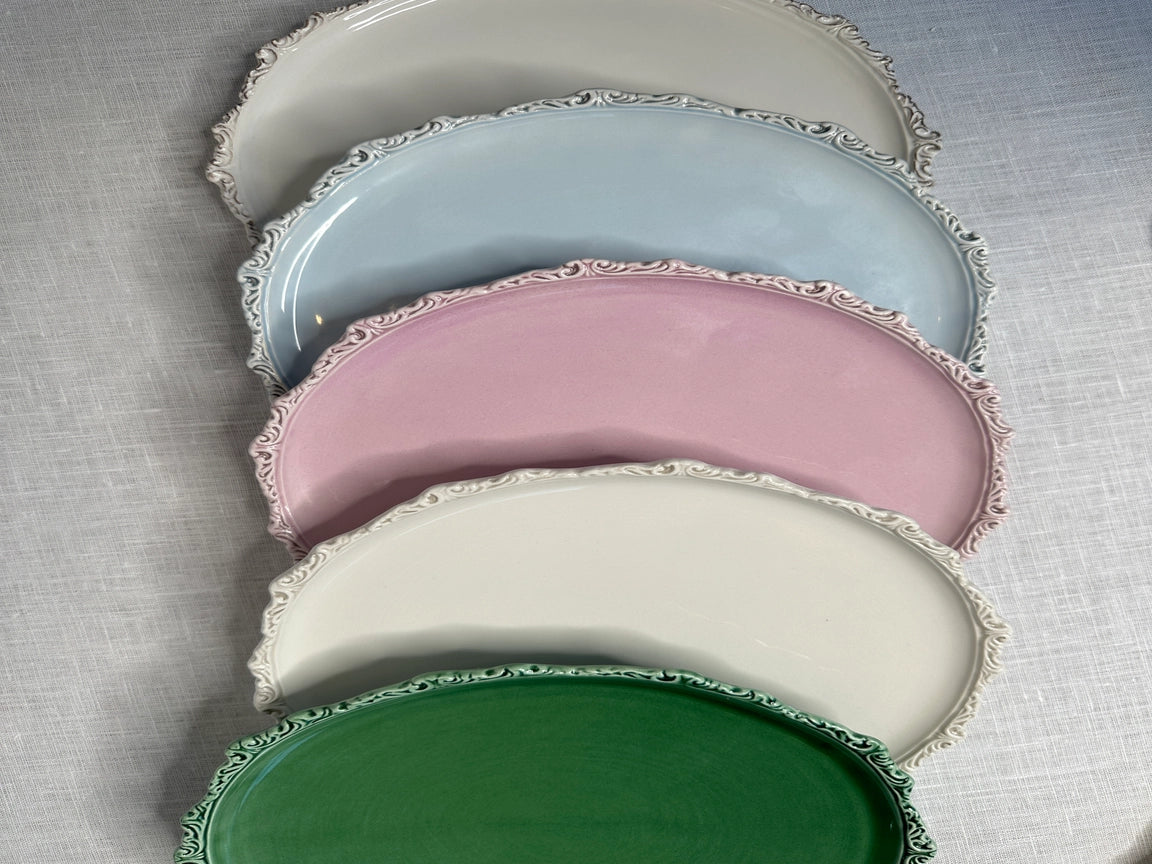 Imperial Blue Bread/Canape Plate