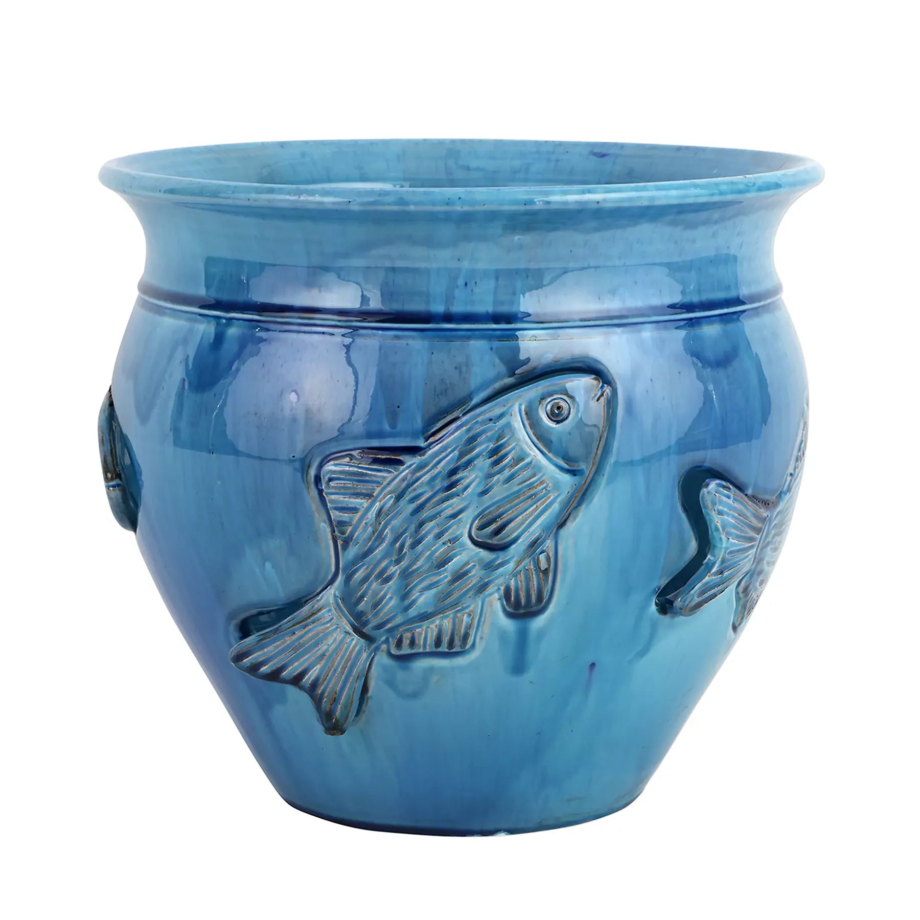 Mediterranea Blue Medium Planter