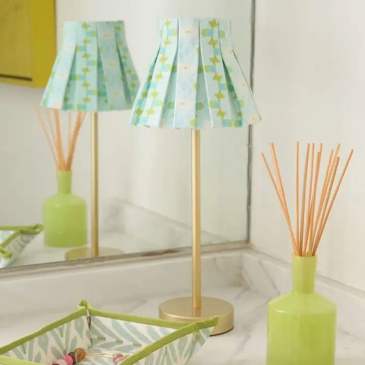 Chloe Blue Lampshade Cover