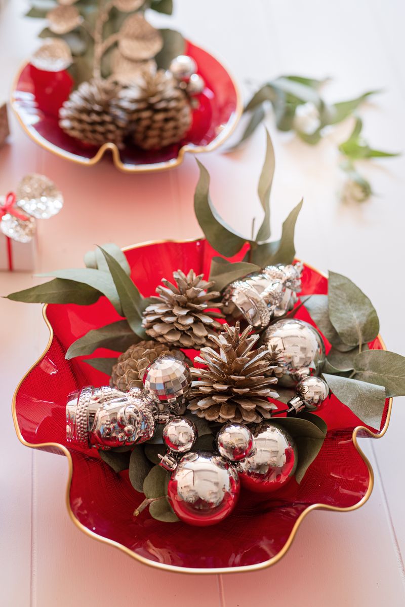 Holiday Glass Service Plate/Charger