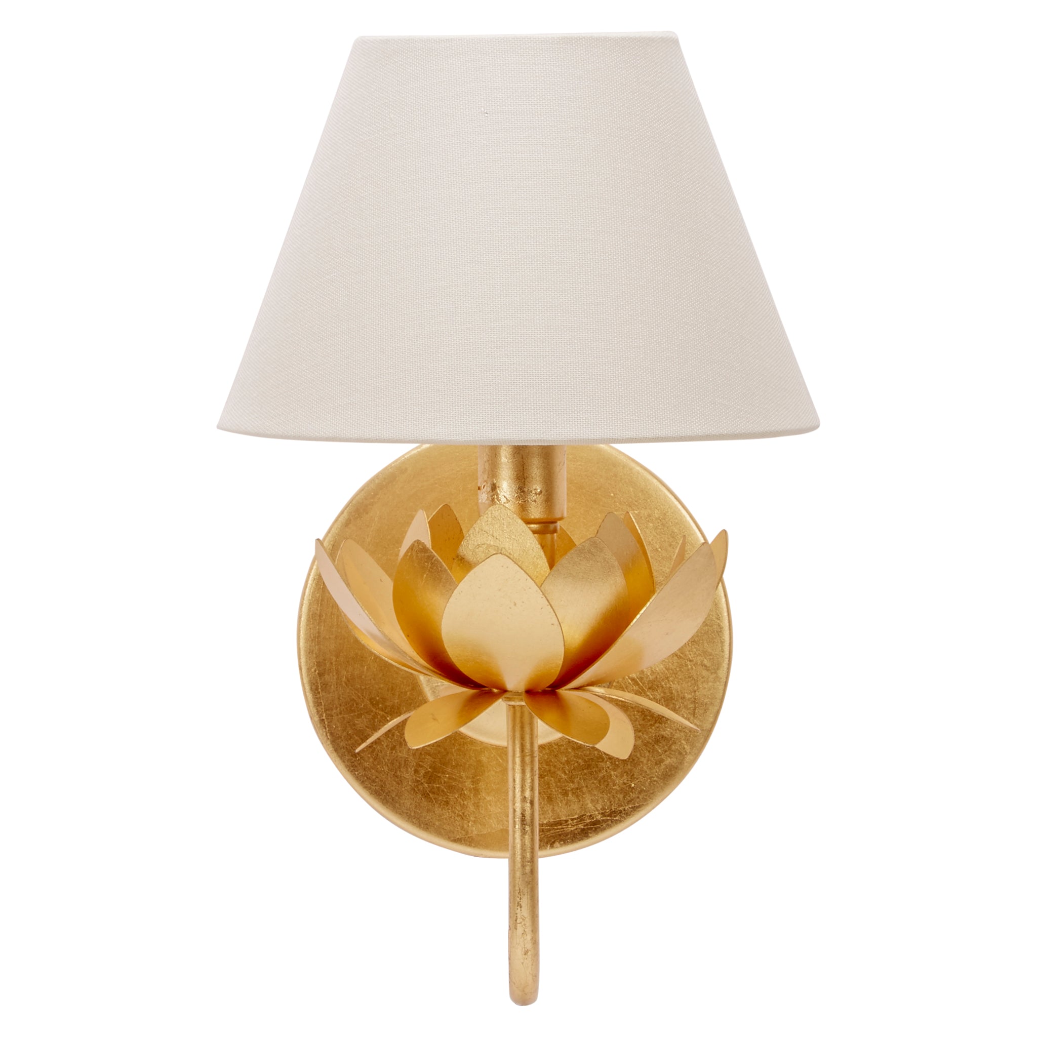 Mallory Gold Leaf Wall Sconce