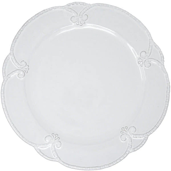 Bella Bianca Rosette Dinner Plate