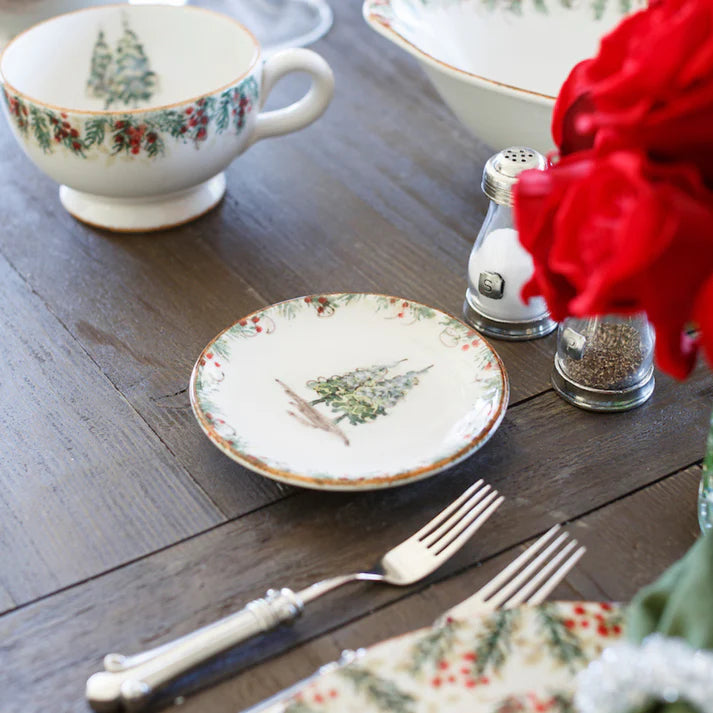 Natale Bread/Canapé Plate