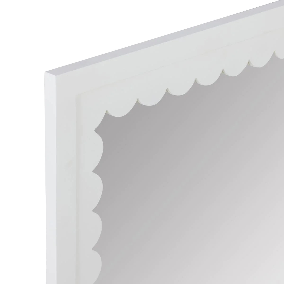 Gigi Wall Mirror in White by Caitlin Wilson for Cooper Classics