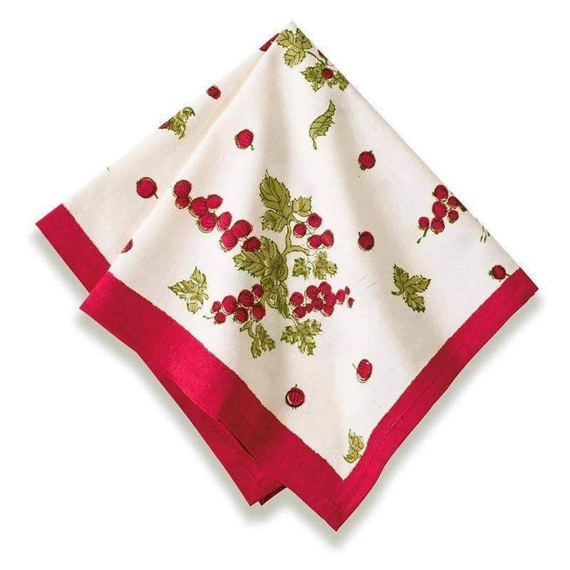 Gooseberry Red & Green Napkins, Set of 6
