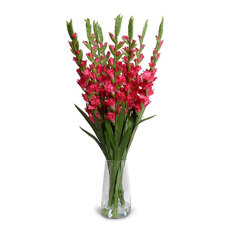 Gladiolus Arrangement in Glass