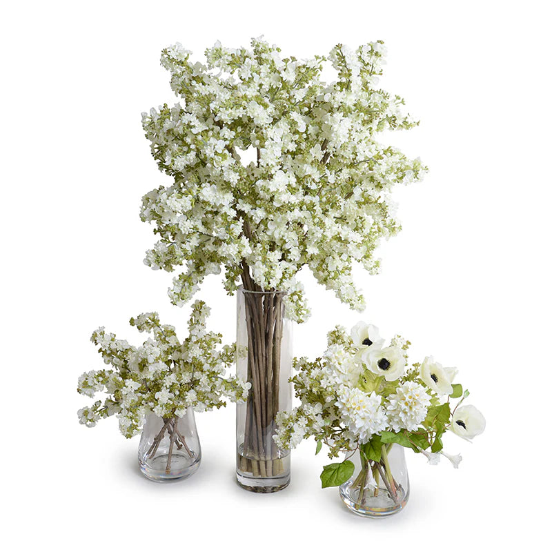 Lilac Spray Arrangement in Glass