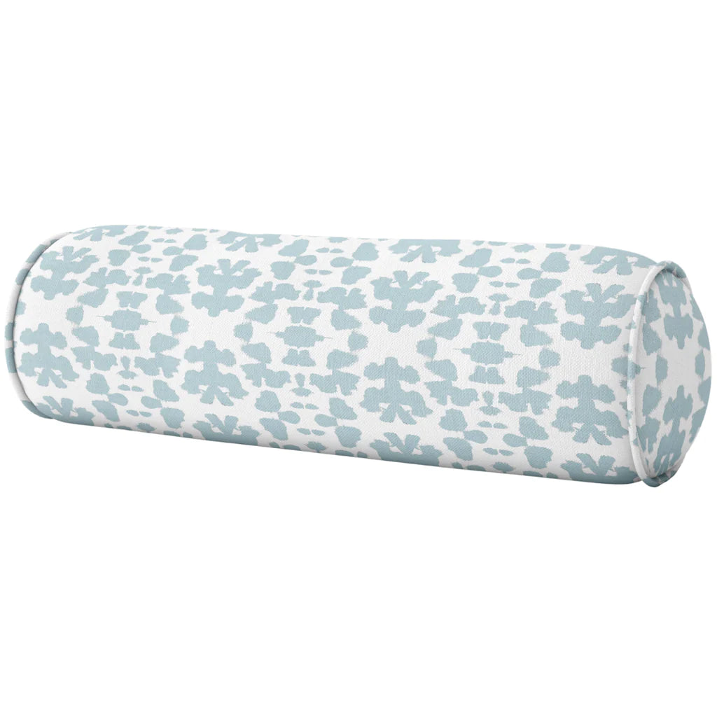 Laura Park Chintz Mist Round Bolster Pillow