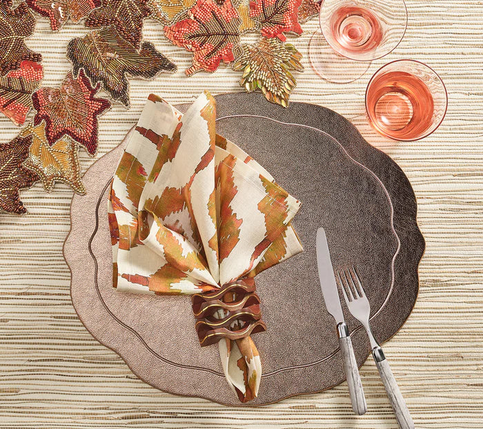 Kim Seybert Tailored Placemat in Bronze, Set of 4