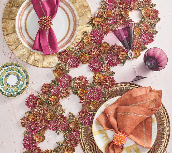 Kim Seybert Fall Bloom Runner in Multi