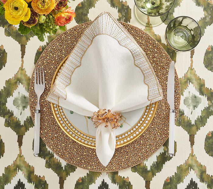 Kim Seybert Gold Rush Placemat in Gold, Set of 4