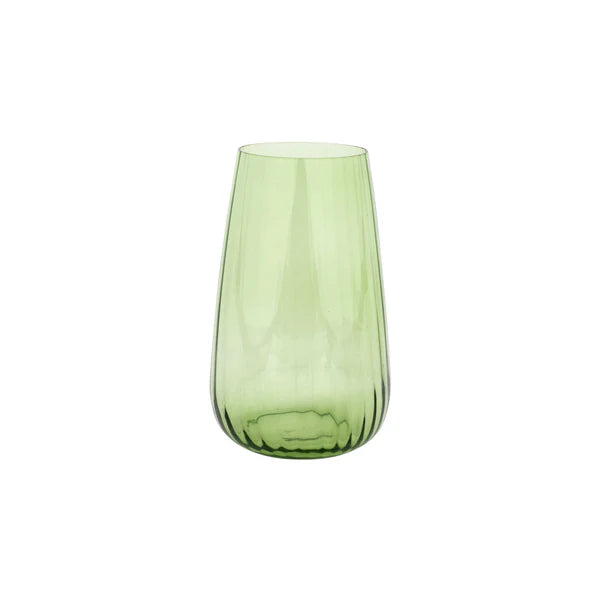 Francesca Green Drinkware, Set of 4