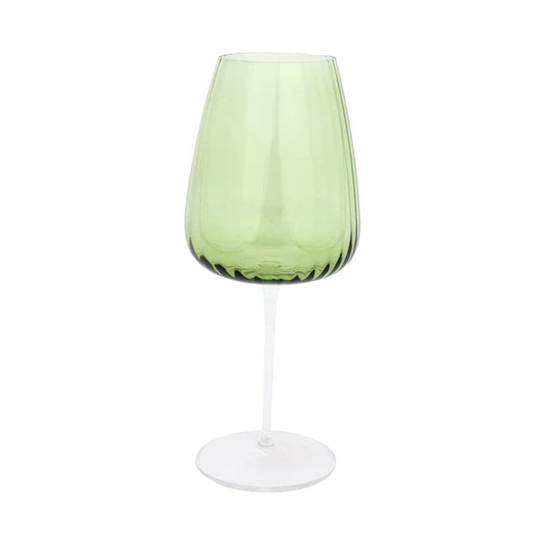 Francesca Green Drinkware, Set of 4