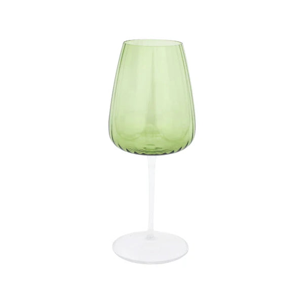 Francesca Green Drinkware, Set of 4