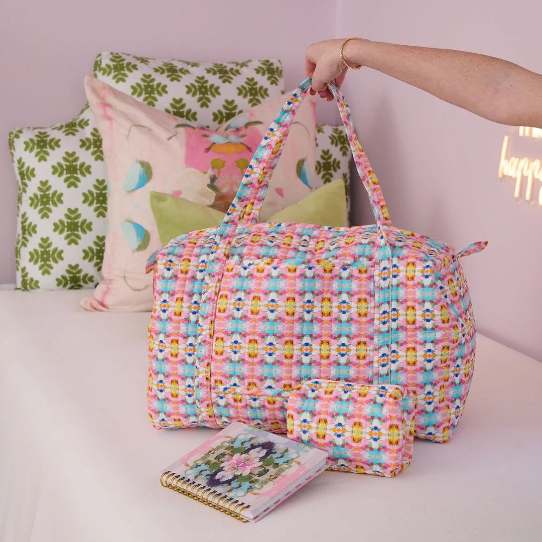 Sumner Pink Large Cosmetic Bag
