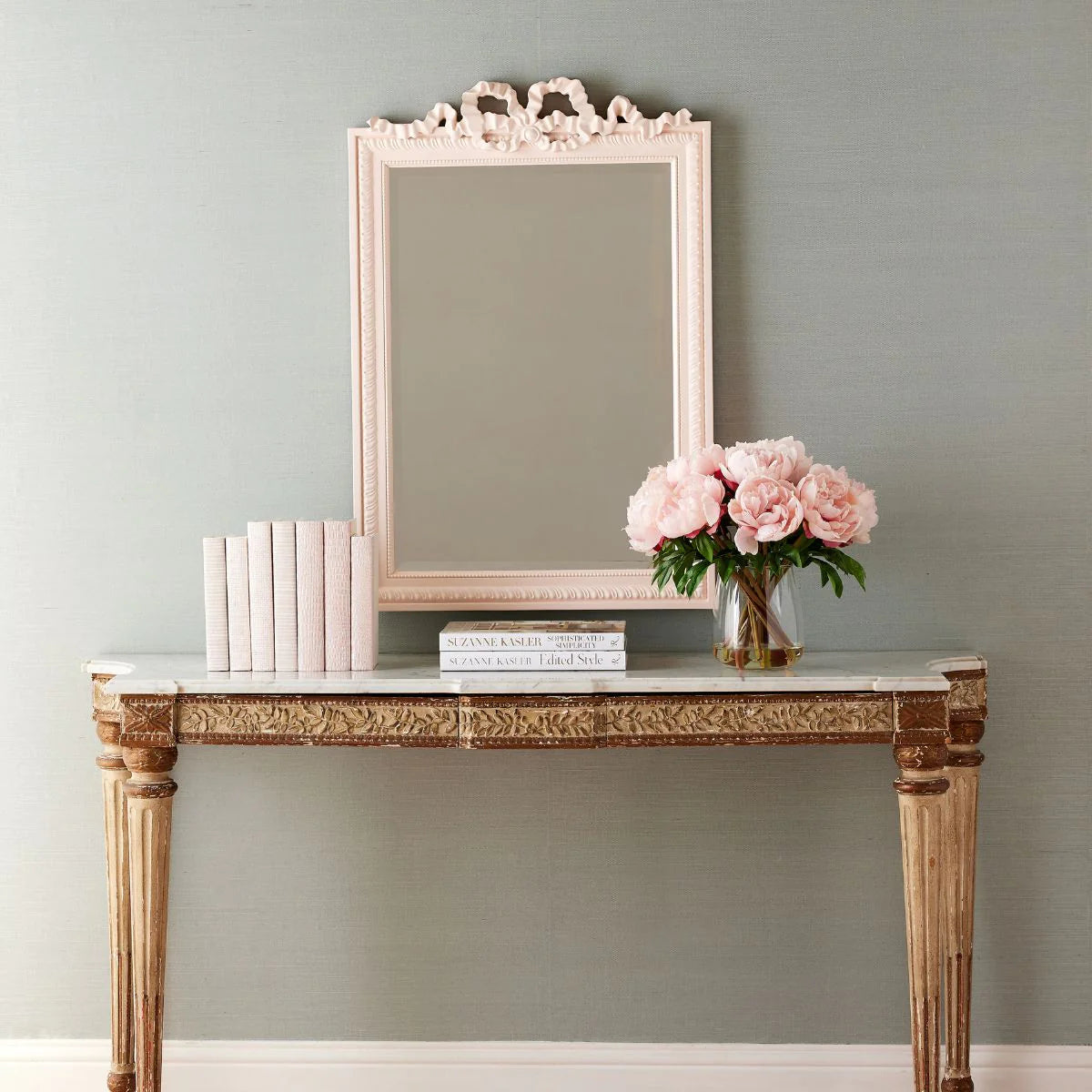 Clarence Wall Mirror in Pale Rose by Caitlin Wilson for Cooper Classics