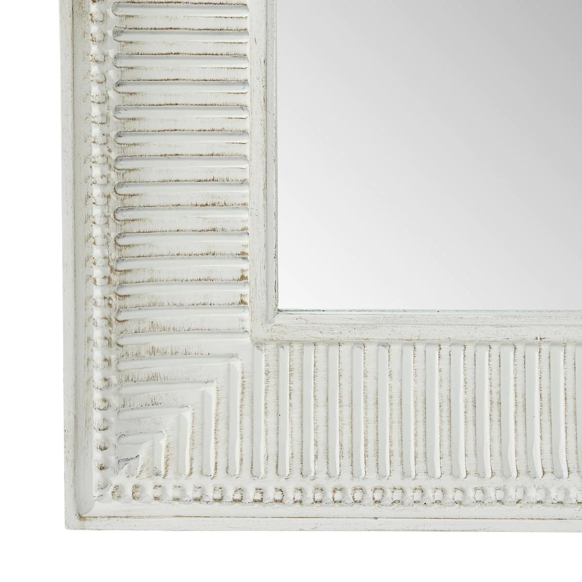 Fluted Wall Mirror in White by Caitlin Wilson for Cooper Classics