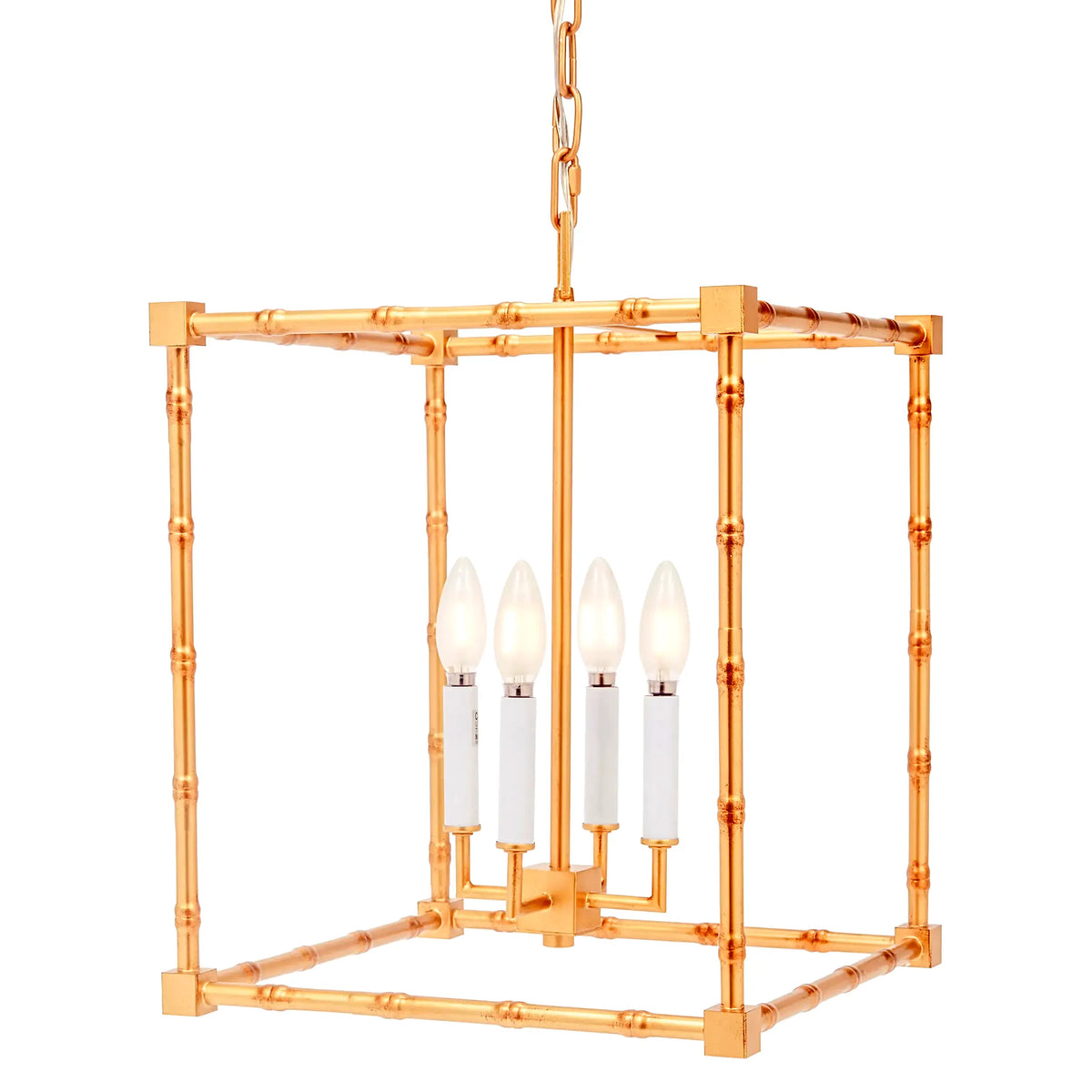 Golden Bamboo Ornate Pendant Lamp
