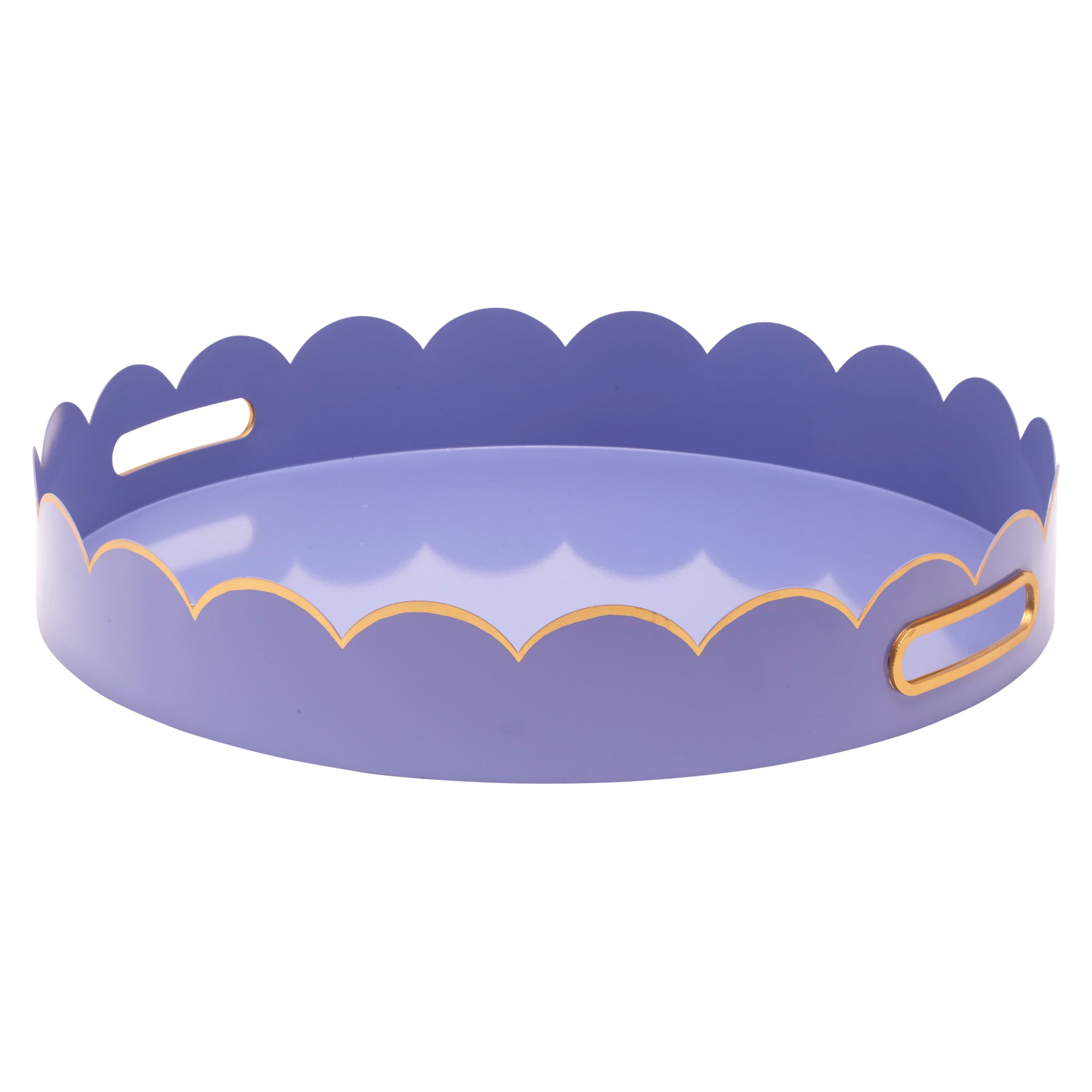 Round Parisian Blue Eloise Tray