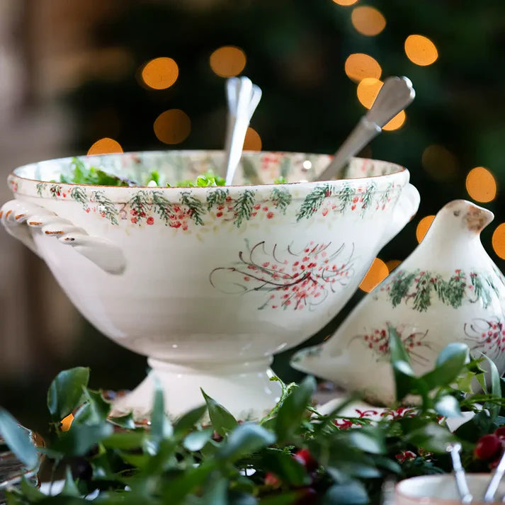 Natale Footed Bowl with Handles