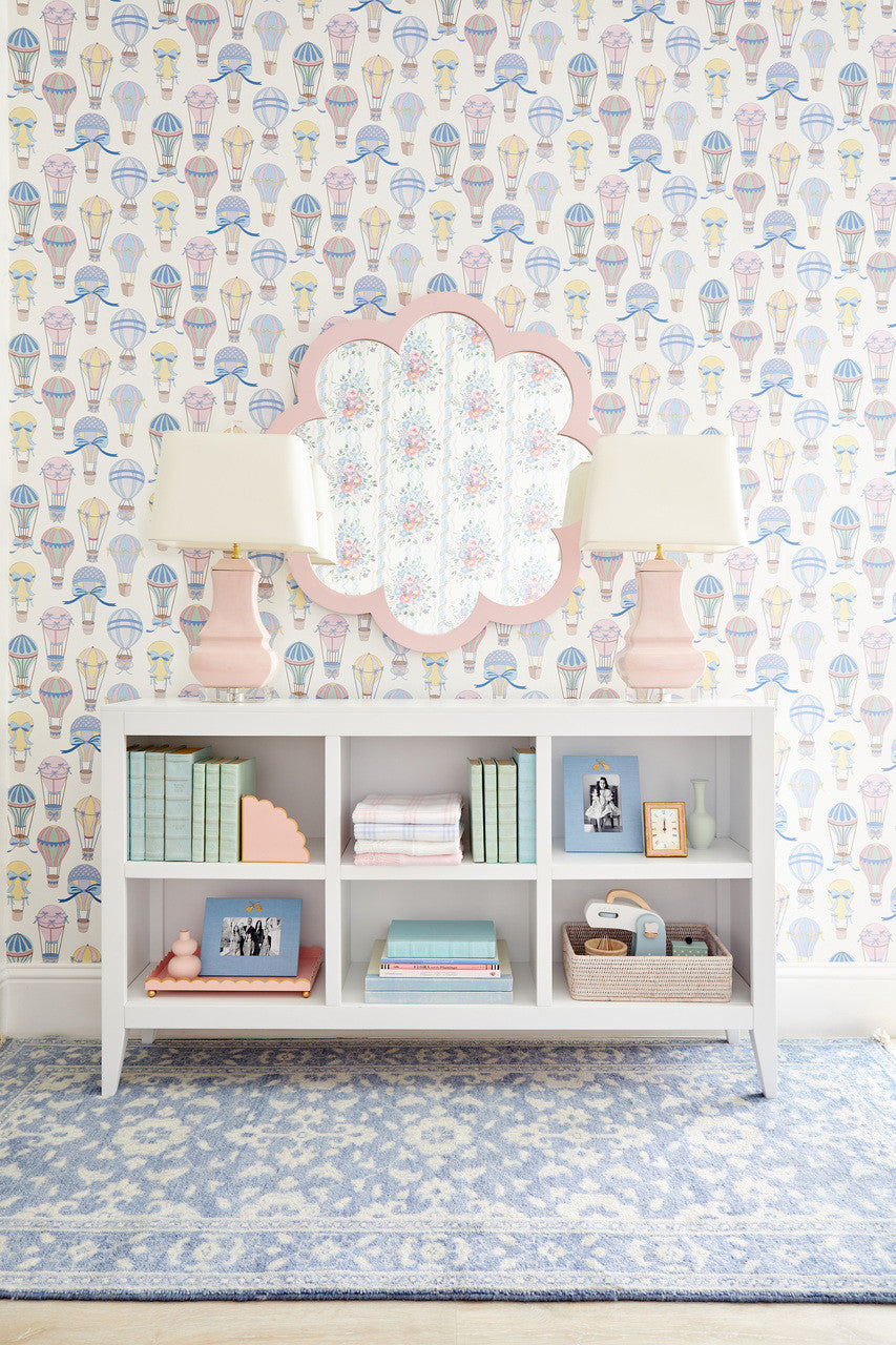 Lotus Poppy Mirror in Blush by Caitlin Wilson for Cooper Classics