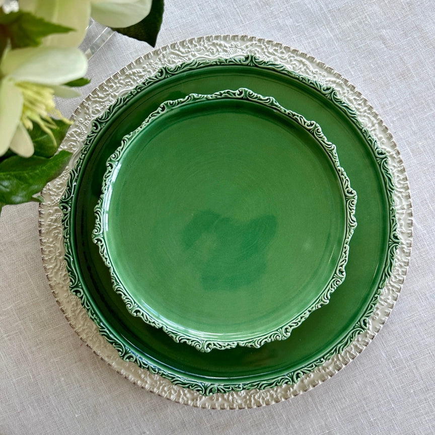 Imperial Italian Green Dinner Plate, Set of 4