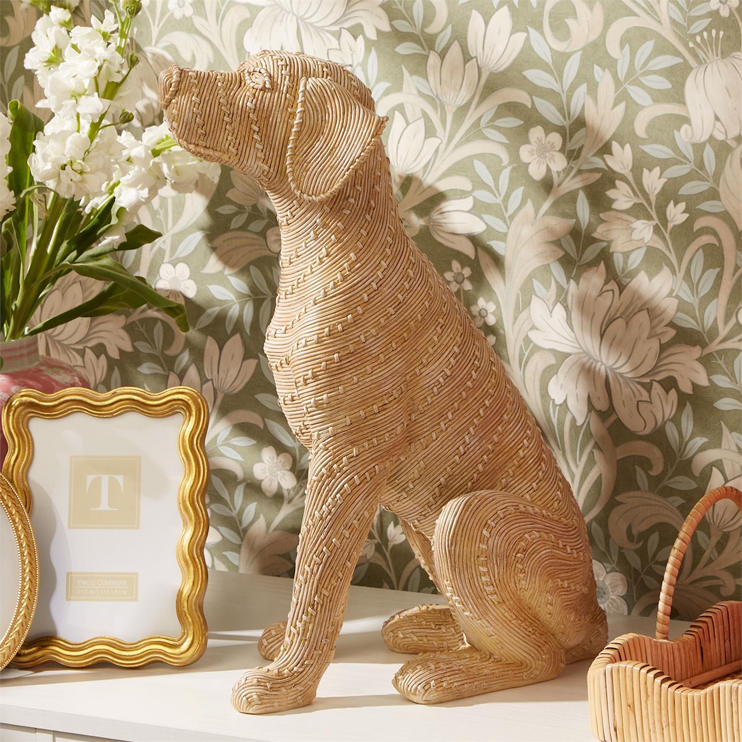 Good Dog Sitting Figurine