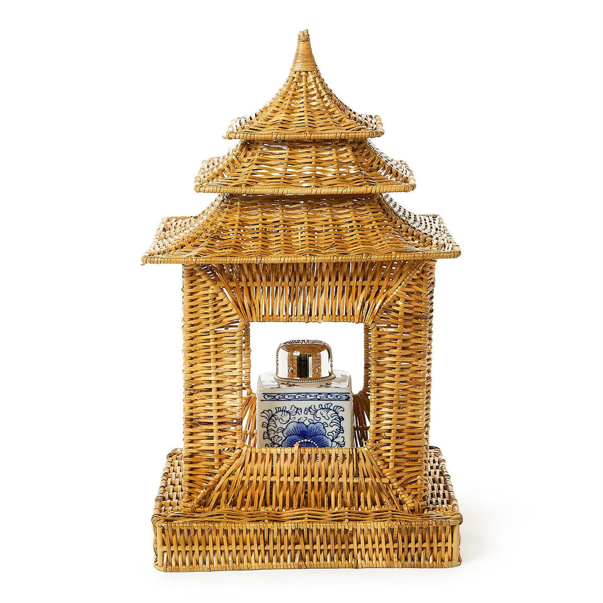 Large Rattan Pagoda Lantern