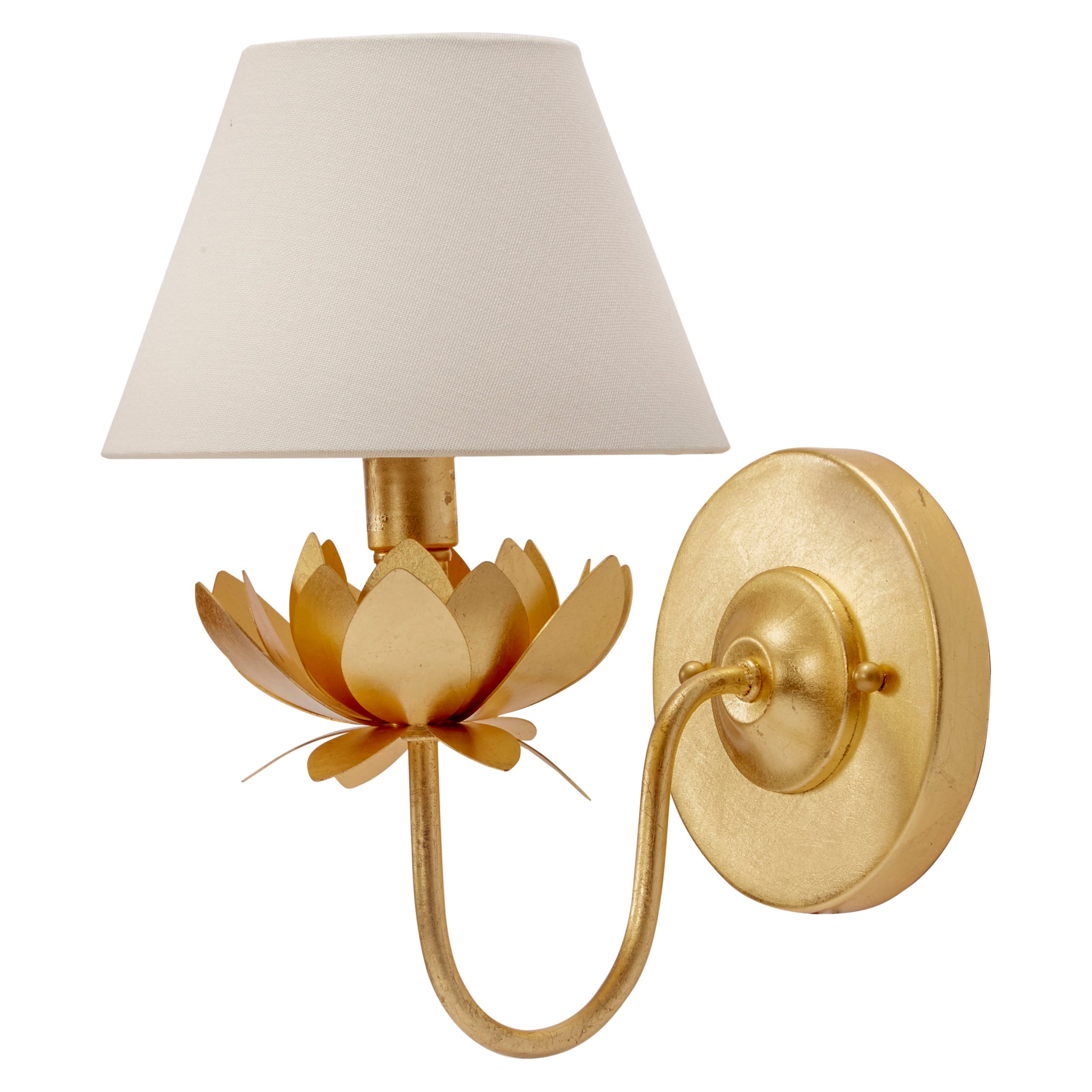 Mallory Gold Leaf Wall Sconce