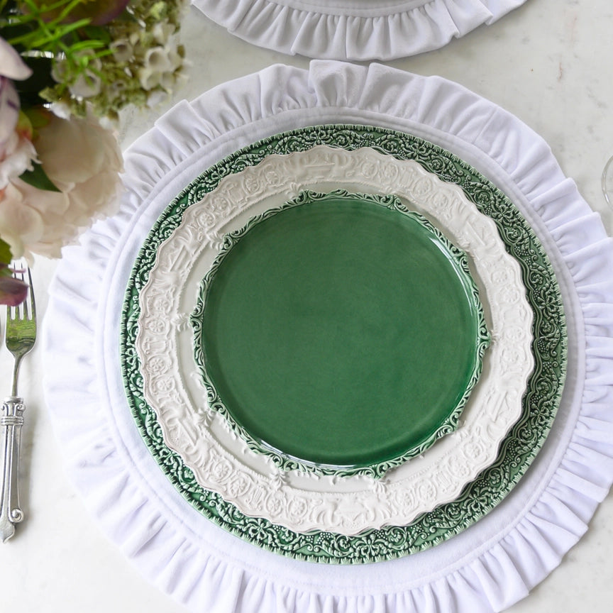 Imperial Italian Green Salad/Dessert Plate, Set of 4