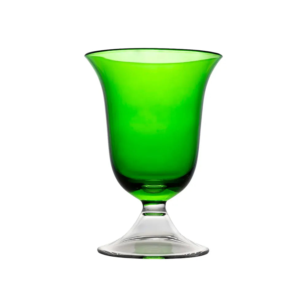 Emerald Green Adriana Water Glass, Set of 4