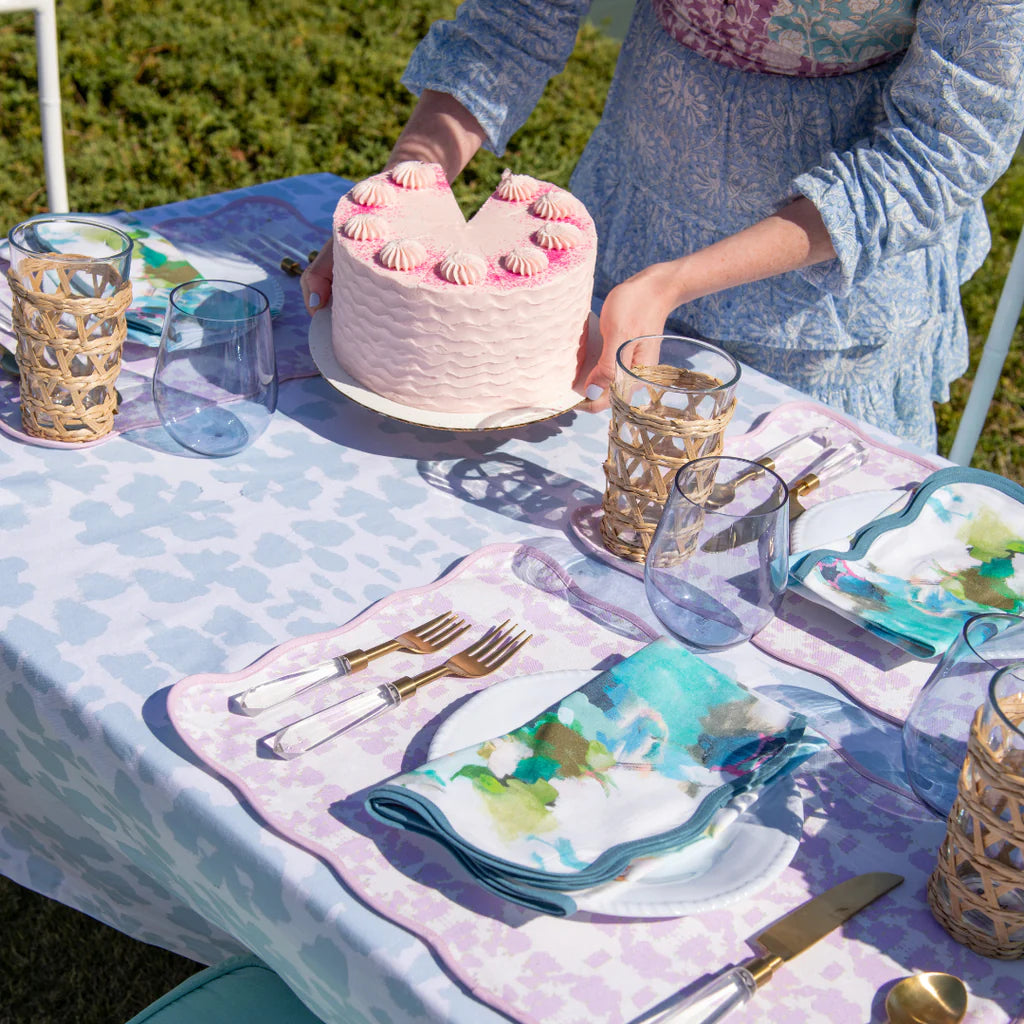 Laura Park Chintz Mist Tablecloth