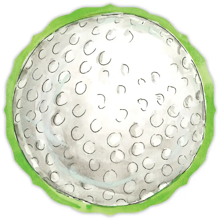 Golf Ball Posh Die-Cut Placemats, Paper