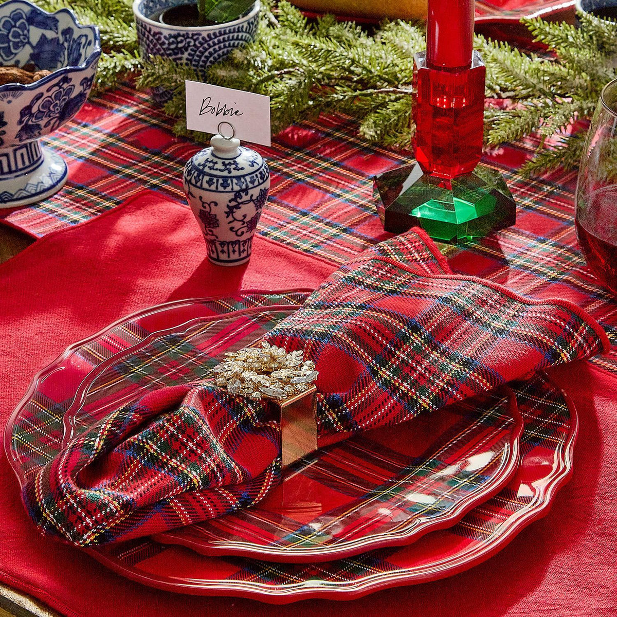 Tartan Traditions Cloth Napkins, Set o4