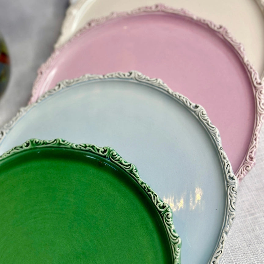 Imperial Italian Green Bread/Canape Plate