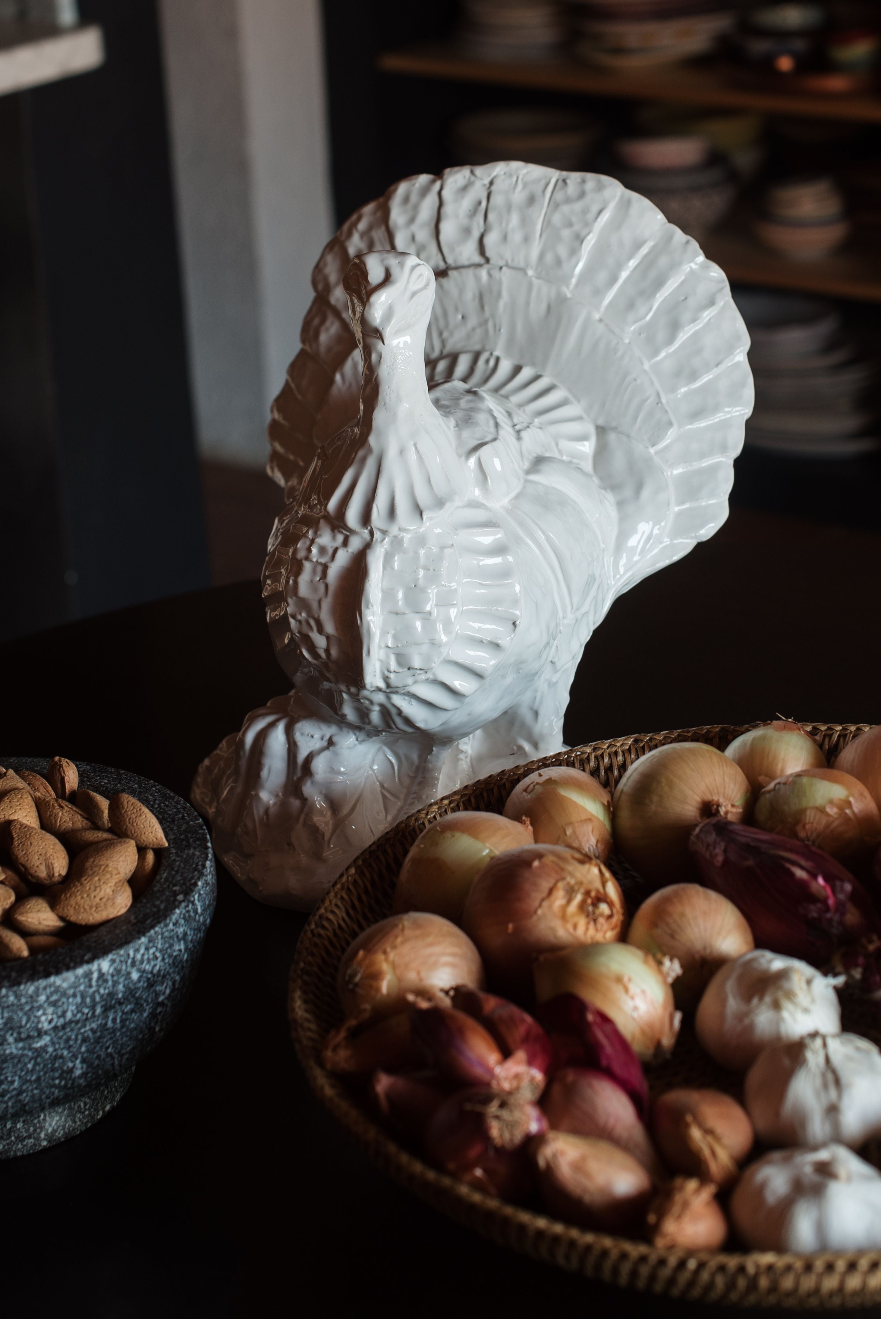 Pumpkin Figural Statue