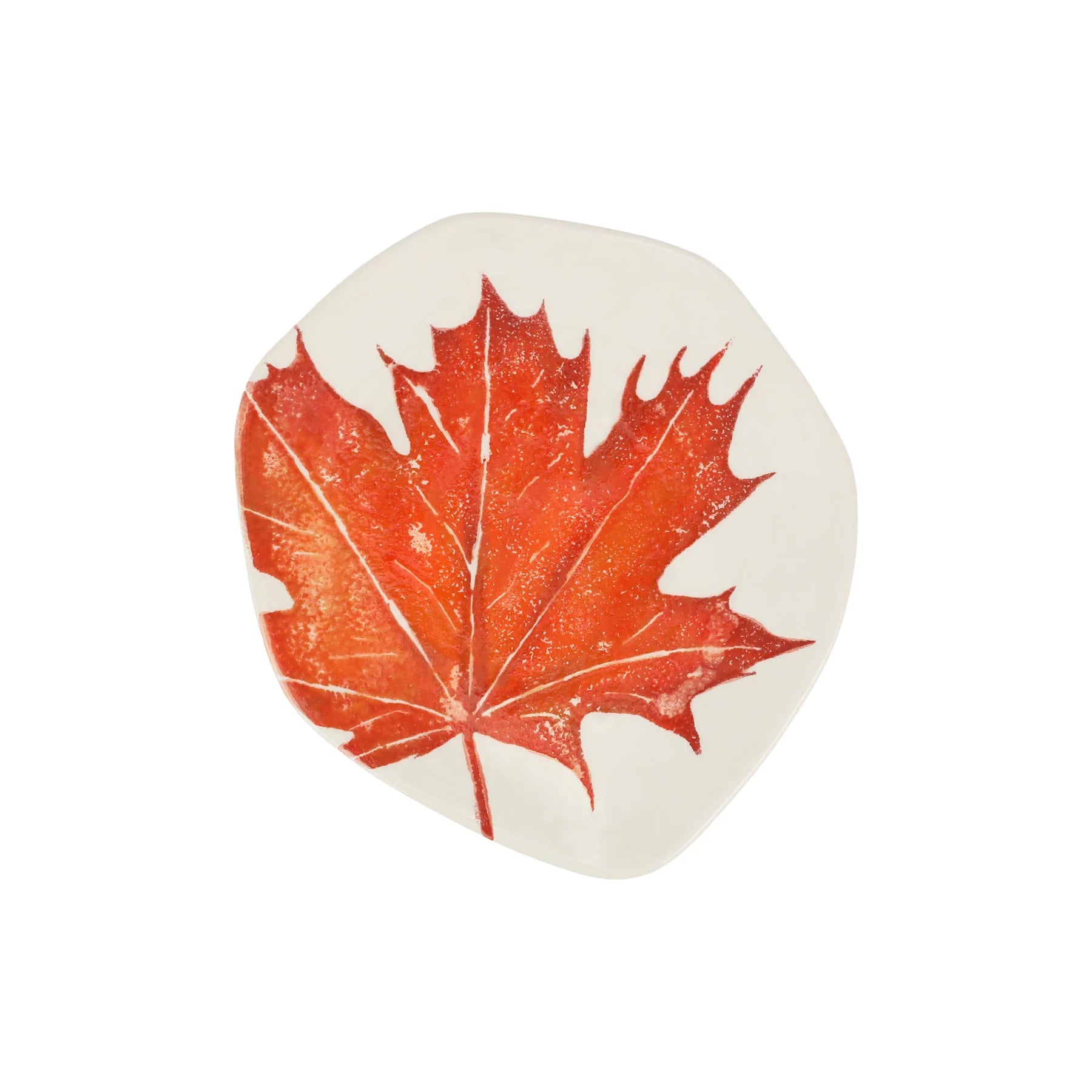 Vietri Maple Leaf Salad Plate