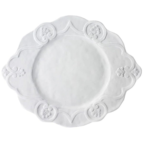 Bella Bianca Scalloped Charger/Platter