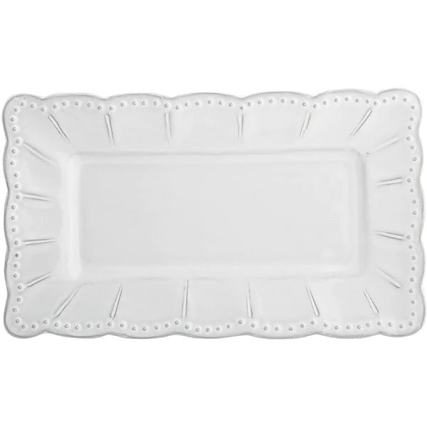 Bella Bianca Small Rectangular Platter