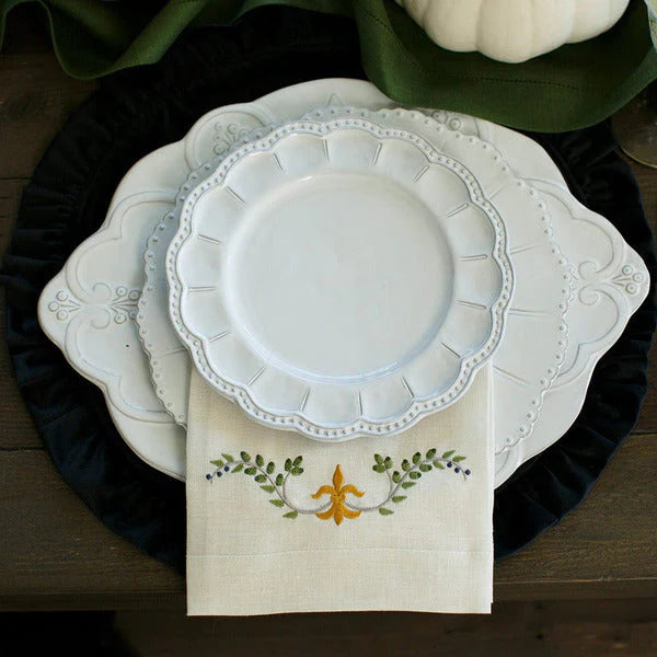 Bella Bianca Scalloped Charger/Platter