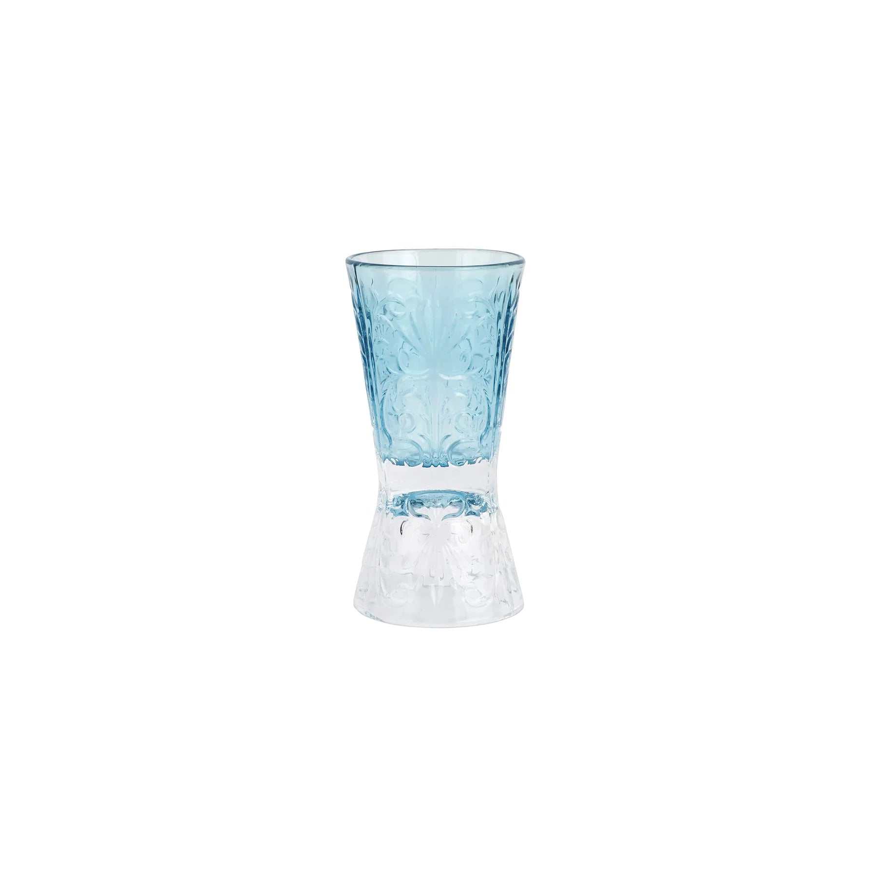 Barocco Light Blue Liquor Glass, Set of 4