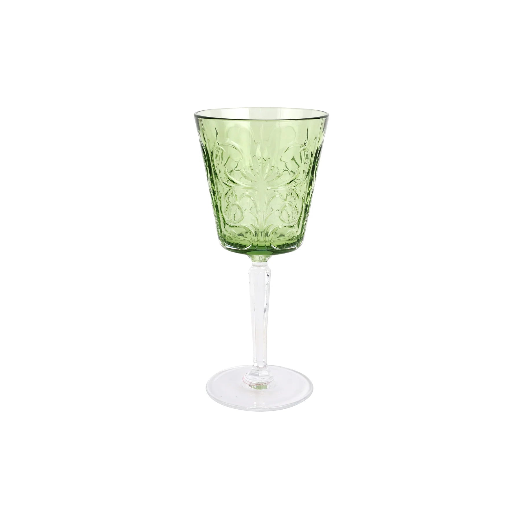 Barocco Mint Green Wine Glass, Set of 4