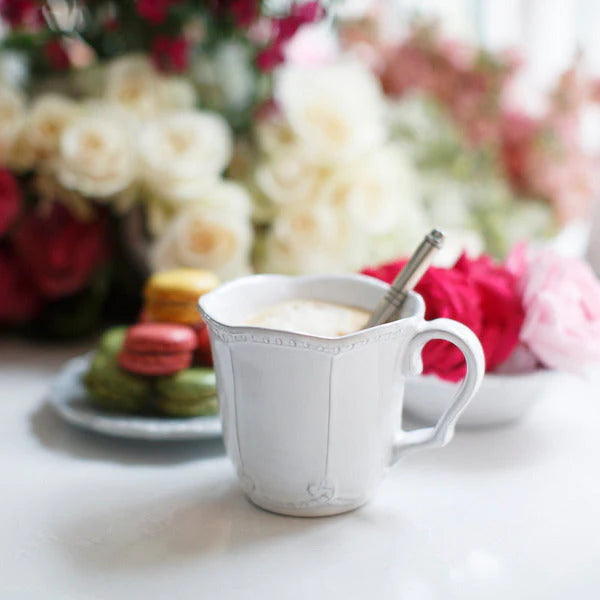 Bella Bianca Beaded Mug