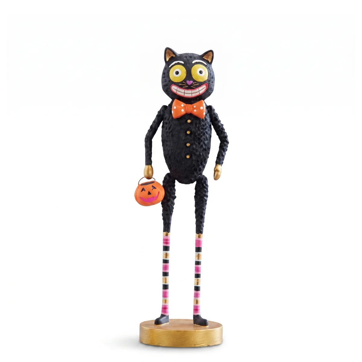 Glitterville Cat, Pumpkin Man, Spider, Pirate, Tabletop Figures