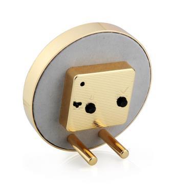 Pastel Pink & Gold Alarm Clock