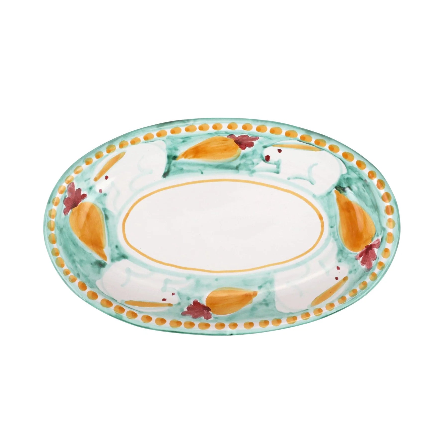 Coniglio (Bunnies) Small Oval Tray