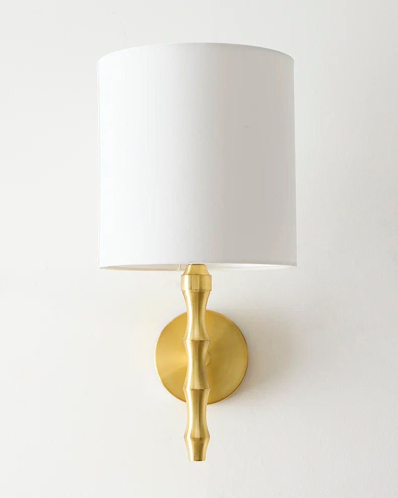 Brass Bamboo Wall Lamp