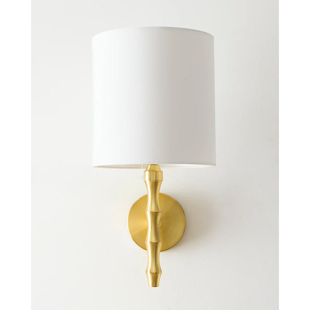 Brass Bamboo Wall Lamp